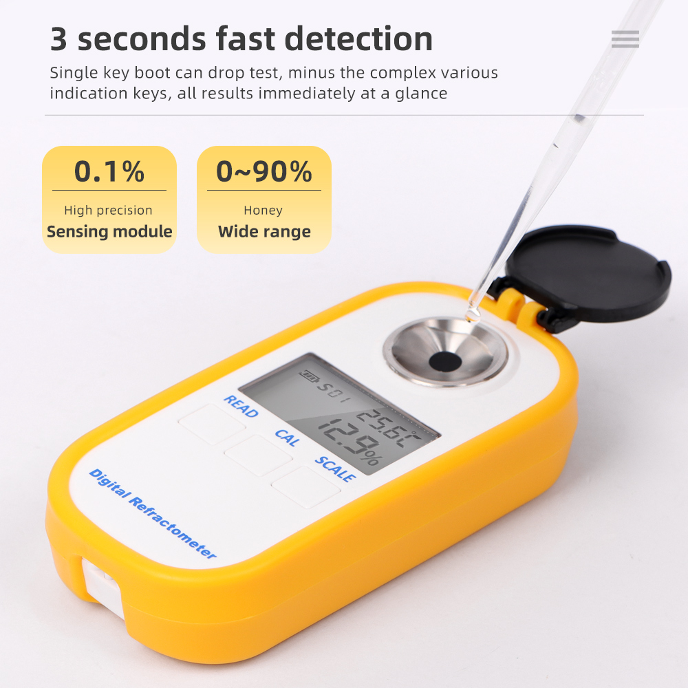 Marine Aquarium Refractometer - Digital Sugar Refractometer Honey Refractometer Sugar