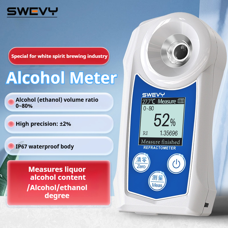 Marine Aquarium Refractometer - SWEVY SW80S/SW85S Industrial Alcohol Concentration Meter