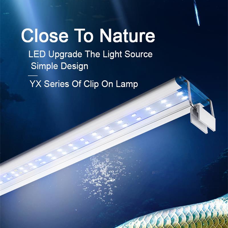 Marine Aquarium Led Lights - Extensible Waterproof Clip on Lamp For