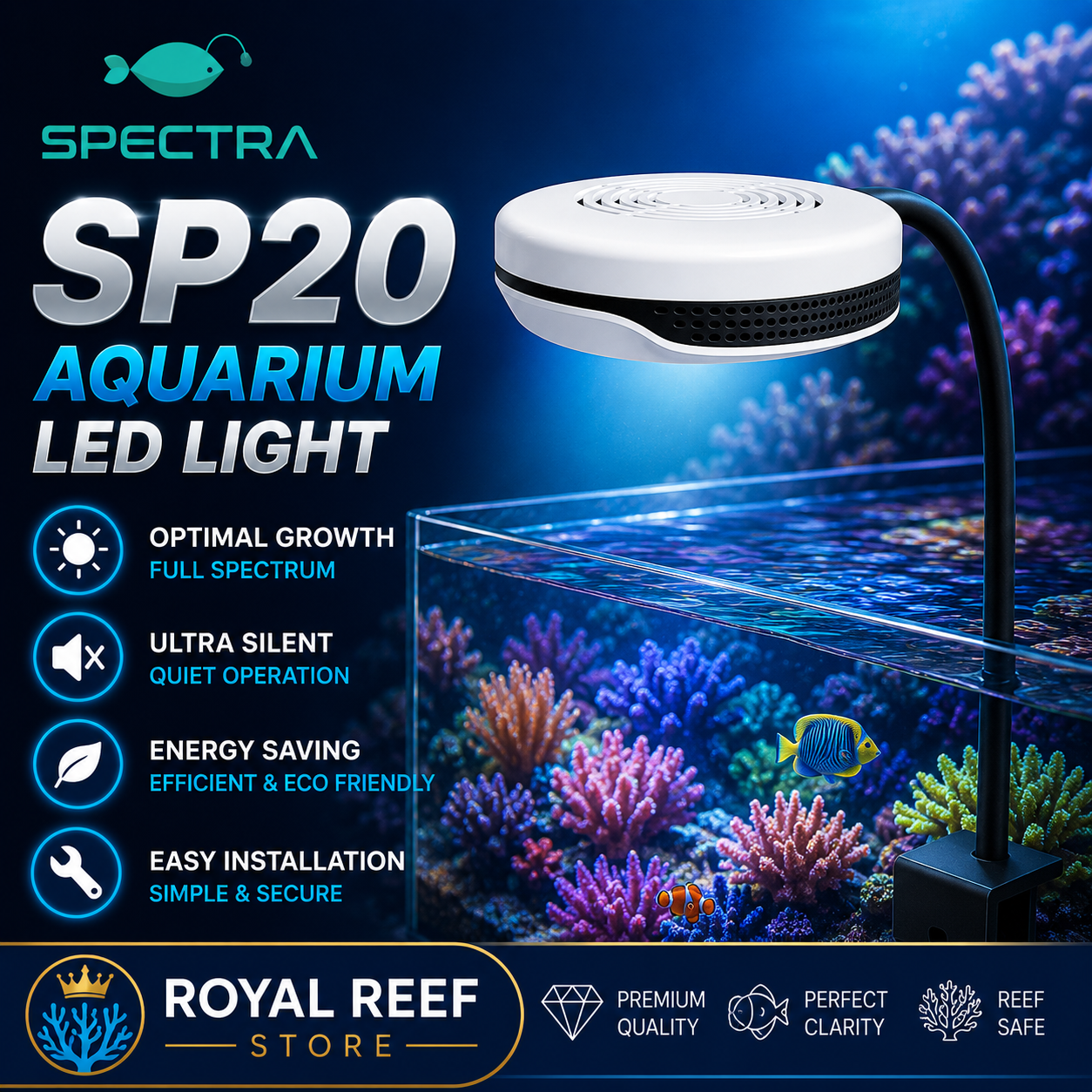 Aquarium Marine Fishes - Spectra SP20 110-240V 20W Freshwater Saltwater