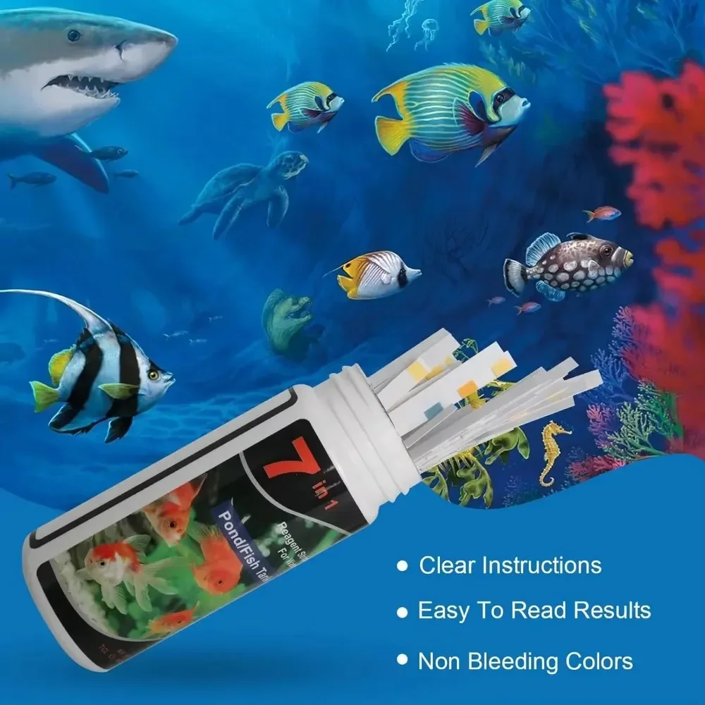 Marine Aquarium Test Kit - Aquarium Test Strip Freshwater Swimming Pool