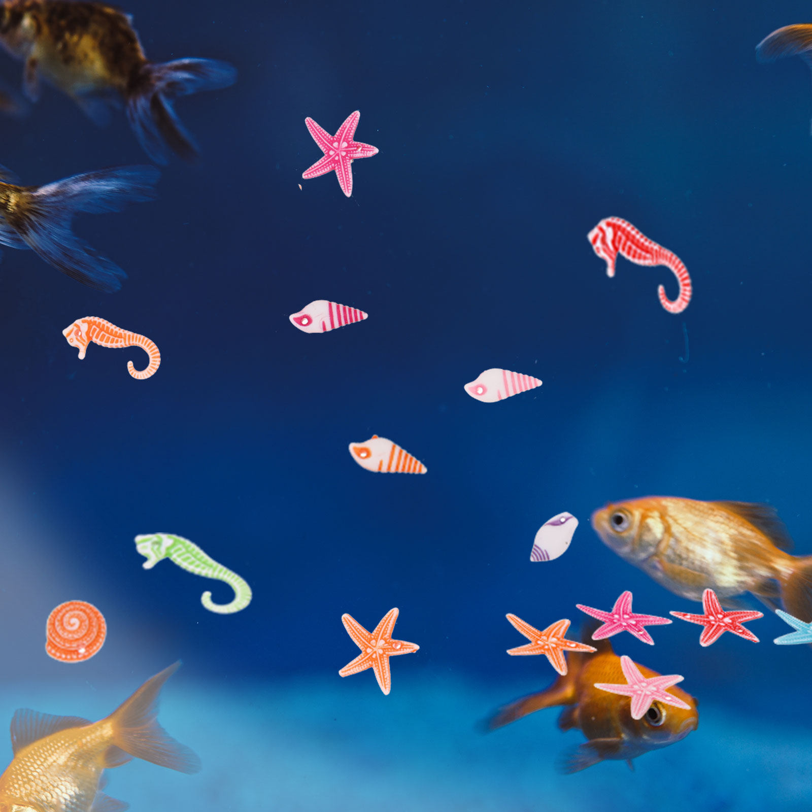 Aquarium Marine Sand - 60Pcs Mini Sea Animal Resin Ornaments