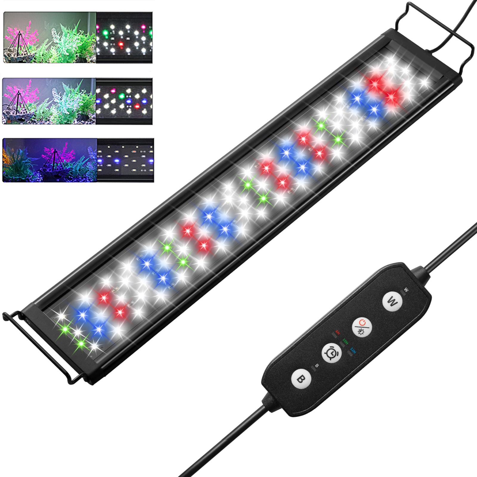 Marine Aquarium Led Lights - 30-60CM Inch Aquarium Dimmable Iighting LED