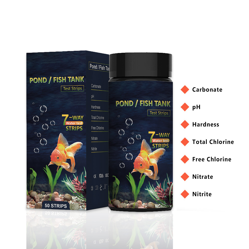 Marine Aquarium Test Kit - 7 in 1 Aquarium Test Strips,