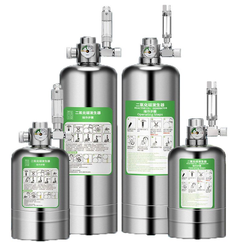 Marine Aquarium Reactors - Aquarium CO2 Generator system Kit Stainless
