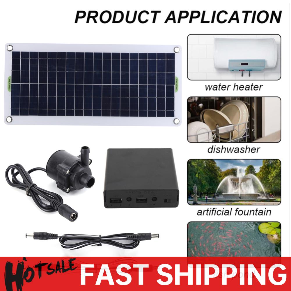 Marine Aquarium Water - 18V 30W Fountain Panel Pump Garden