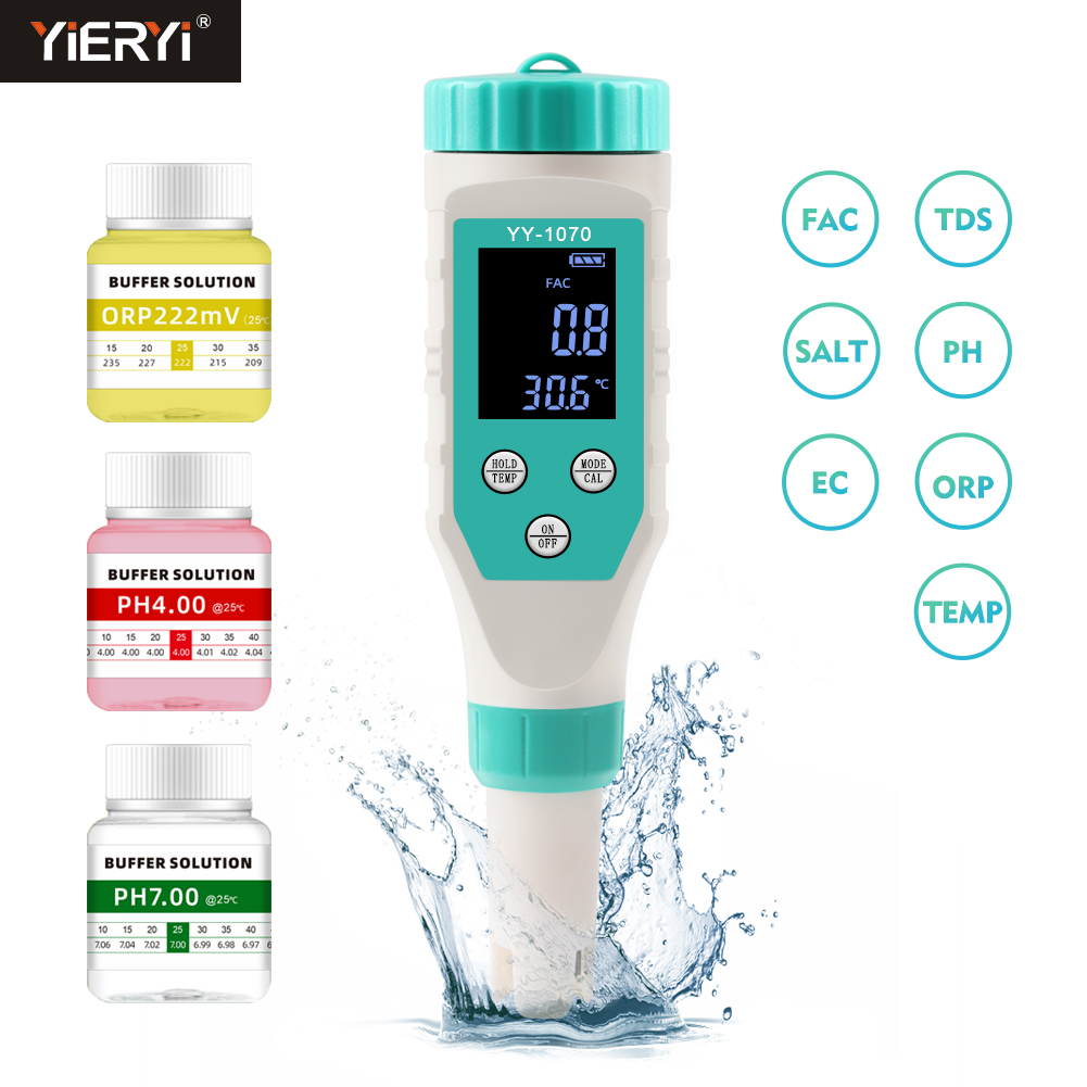 Digital PH/Chlorine/ORP/EC/TDS - Marine Aquarium Water Testing บทวิจารณ์และราคา