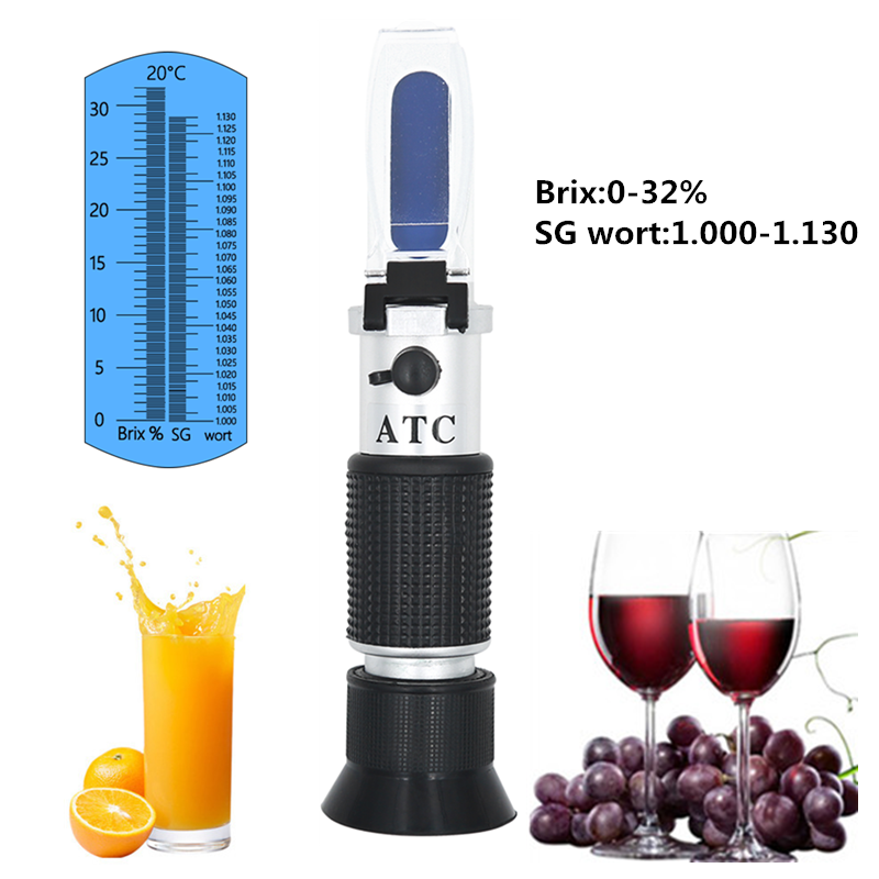 Beer Wort Refractometer 0-32%  - Marine Aquarium Refractometer บทวิจารณ์และราคา