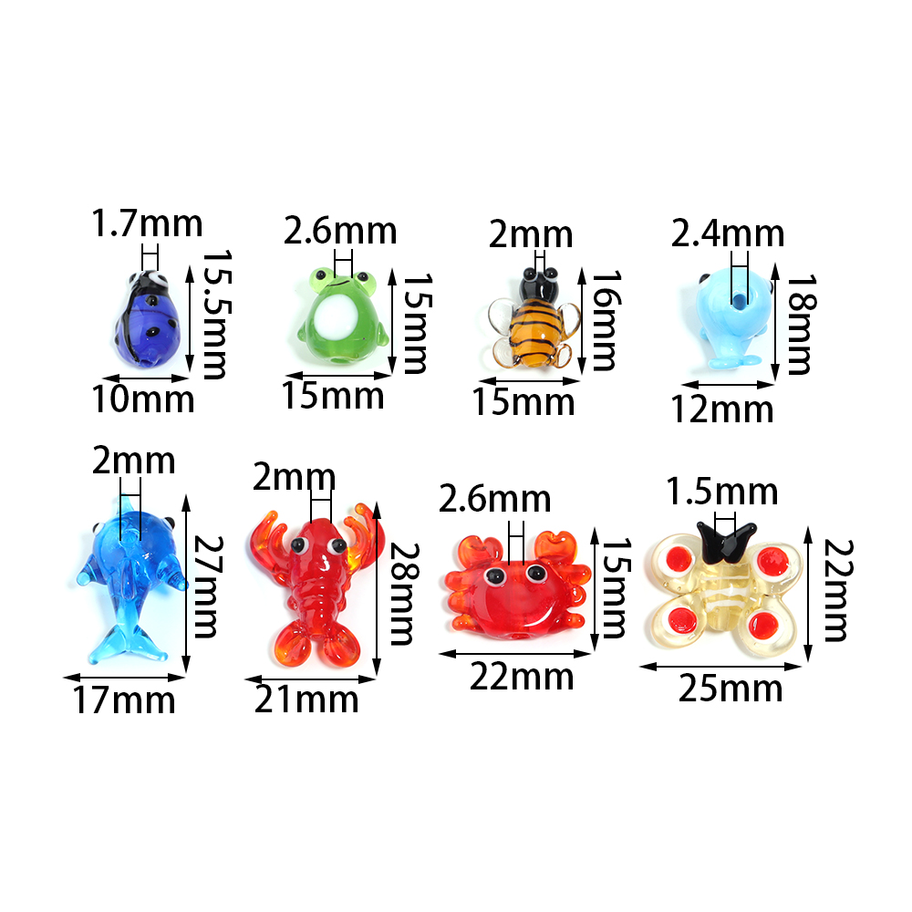 2Pcs Glass Pendant Marine Anim - Marine Aquarium Decorations บทวิจารณ์และราคา