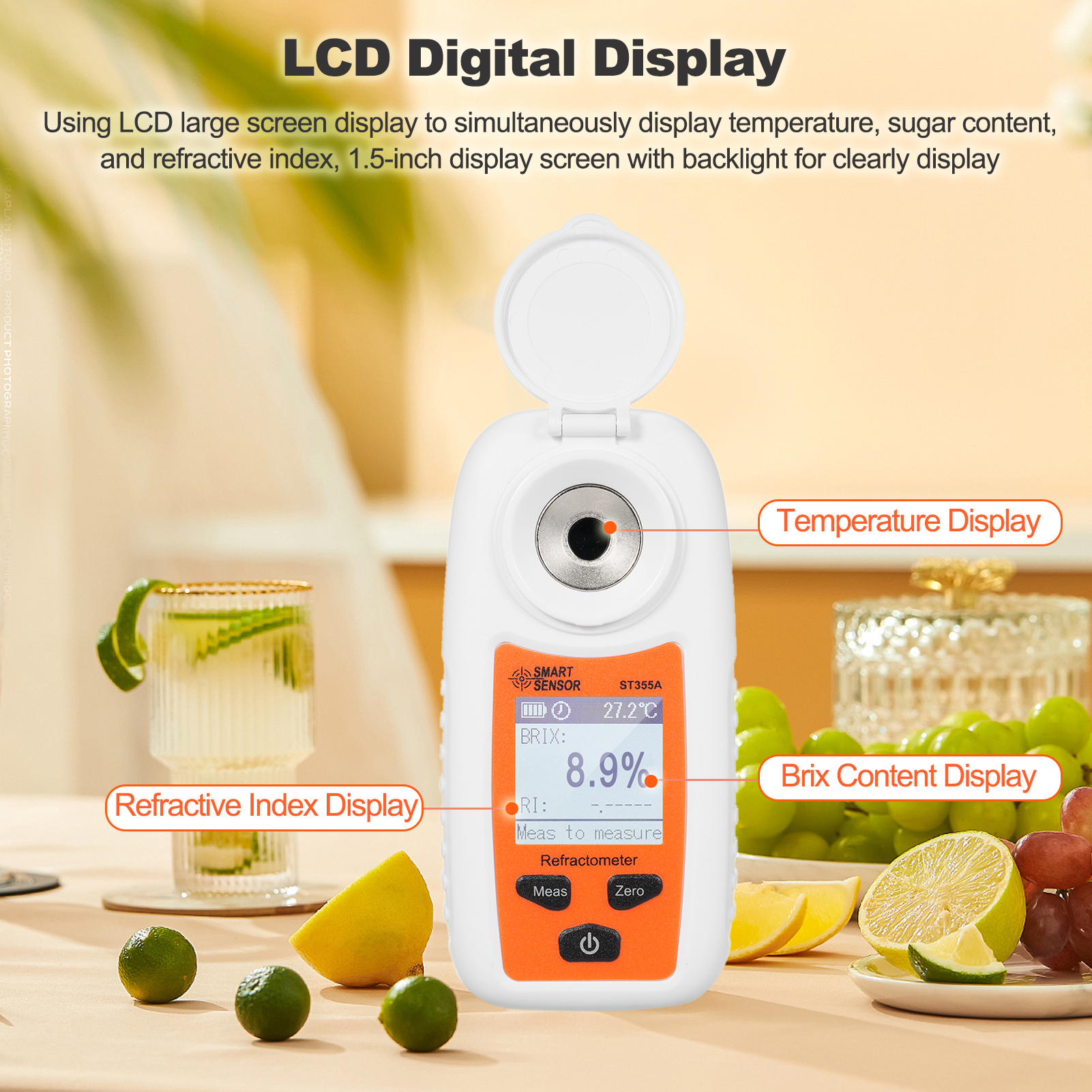 LCD Digital Refractometer Brix - Marine Aquarium Refractometer บทวิจารณ์และราคา