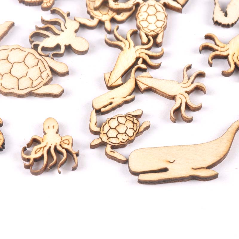 20Pcs 25-40mm Sea Turtle/horse - Marine Aquarium Decorations บทวิจารณ์และราคา