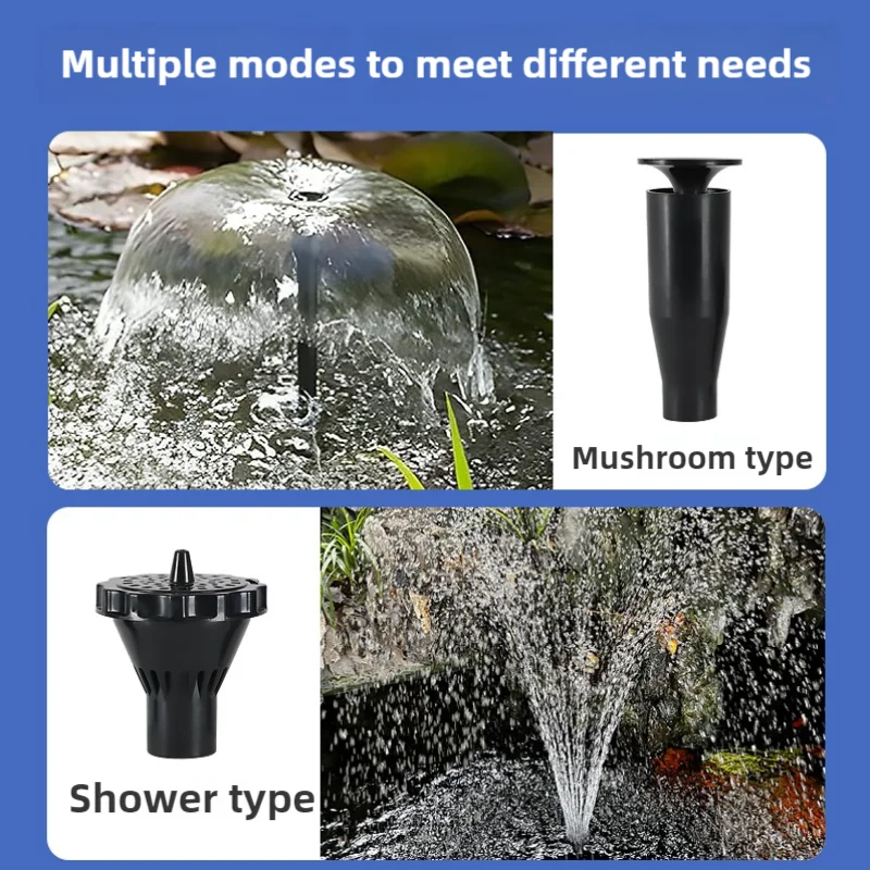 110V 220V Fish pond fountain p - Marine Aquarium Water บทวิจารณ์และราคา