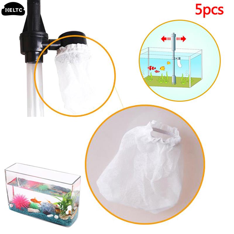 5Pc Aquarium Siphon Filter Bag - Aquarium Marine Sand บทวิจารณ์และราคา