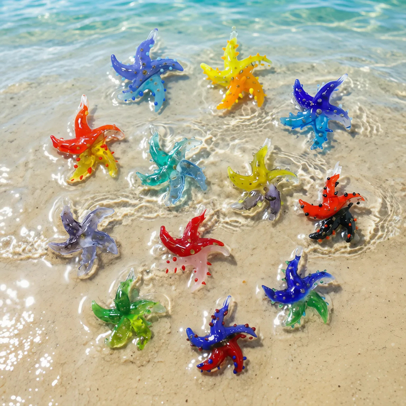Mini Glass Starfish Pendant Co - Aquarium Marine Fishes บทวิจารณ์และราคา