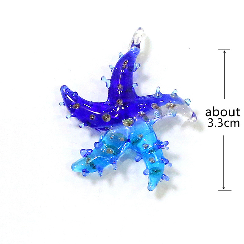 Mini Glass Starfish Pendant Co - Aquarium Marine Fishes บทวิจารณ์และราคา