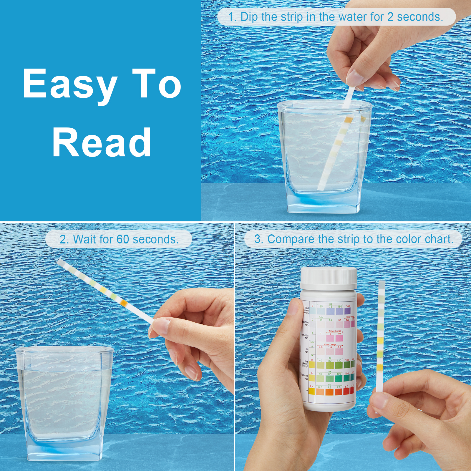 LUXBIRD 100pcs Aquarium Test S - Marine Aquarium Test Kit บทวิจารณ์และราคา
