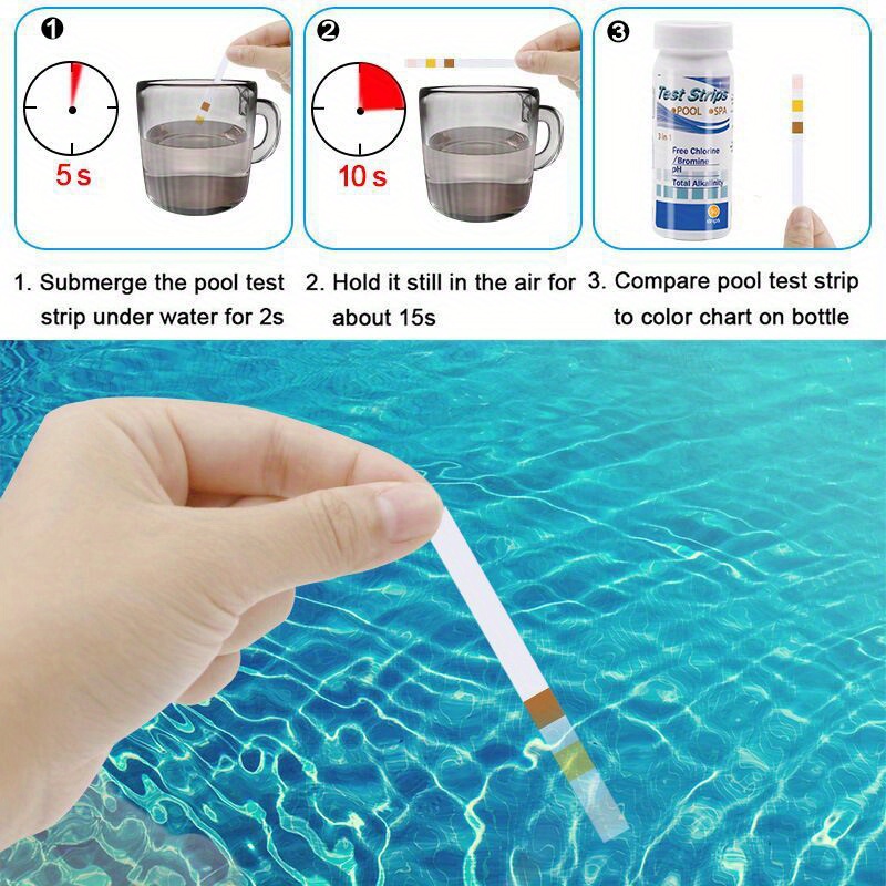 Chlorine PH Test Strips SPA Sw - Marine Aquarium Water Testing บทวิจารณ์และราคา