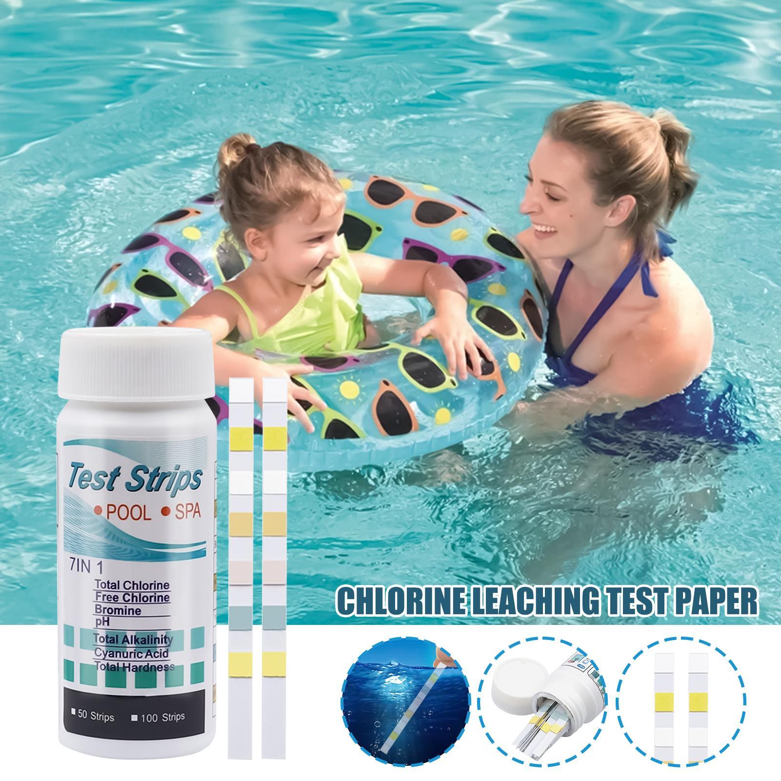 100pcs 7 in 1 Chlorine/PH/Alka - Marine Aquarium Water Testing บทวิจารณ์และราคา