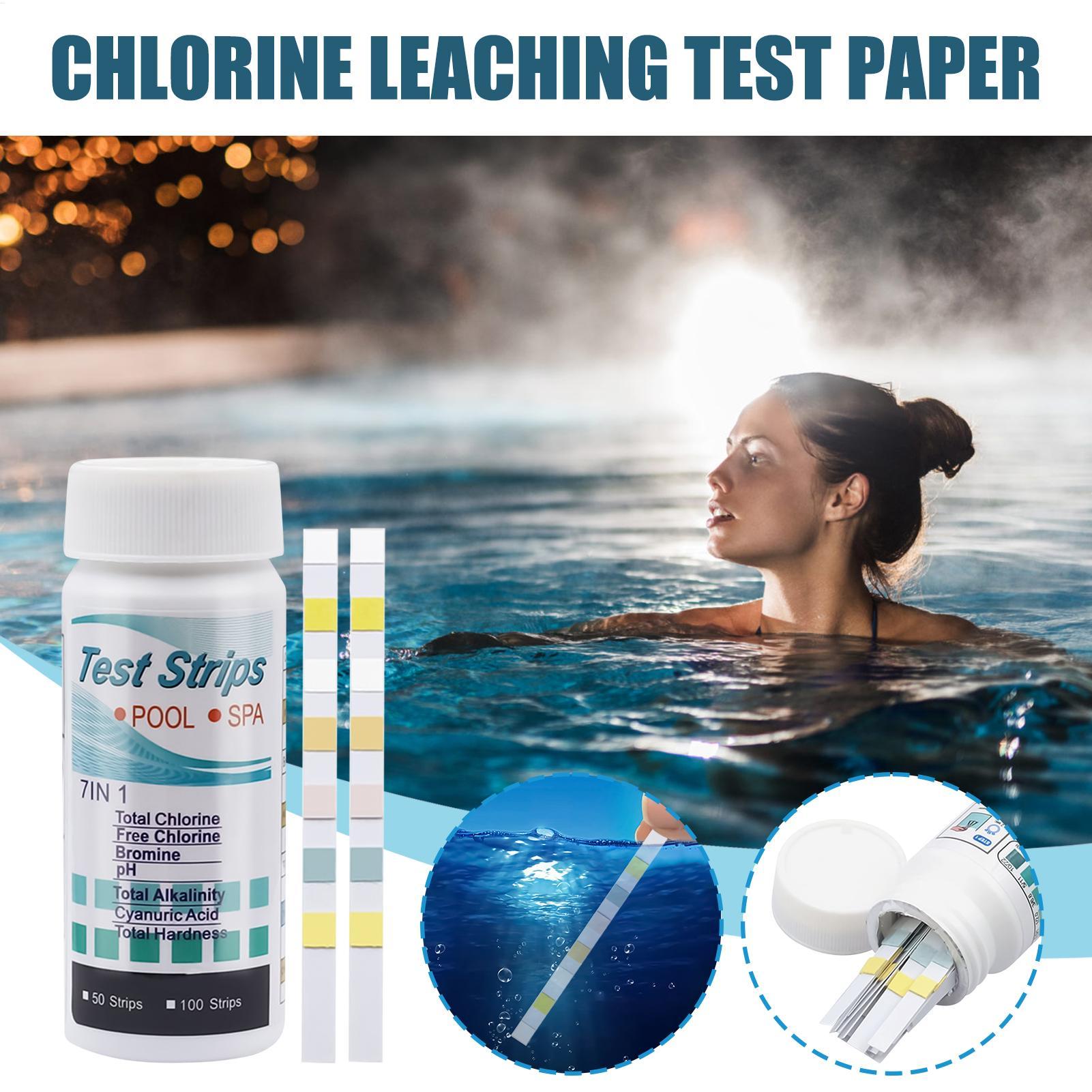 100pcs 7 in 1 Chlorine/PH/Alka - Marine Aquarium Water Testing บทวิจารณ์และราคา