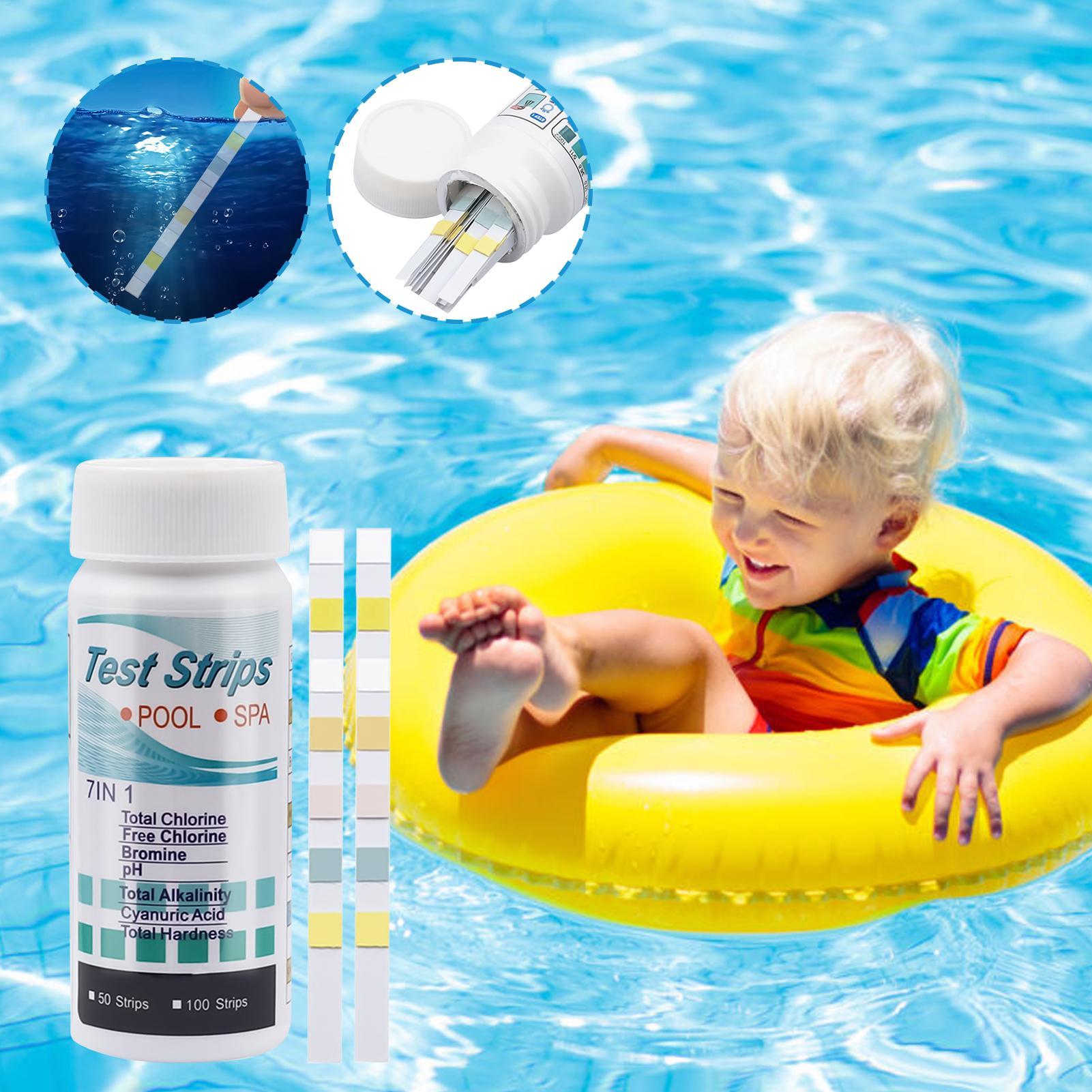 100pcs 7 in 1 Chlorine/PH/Alka - Marine Aquarium Water Testing บทวิจารณ์และราคา