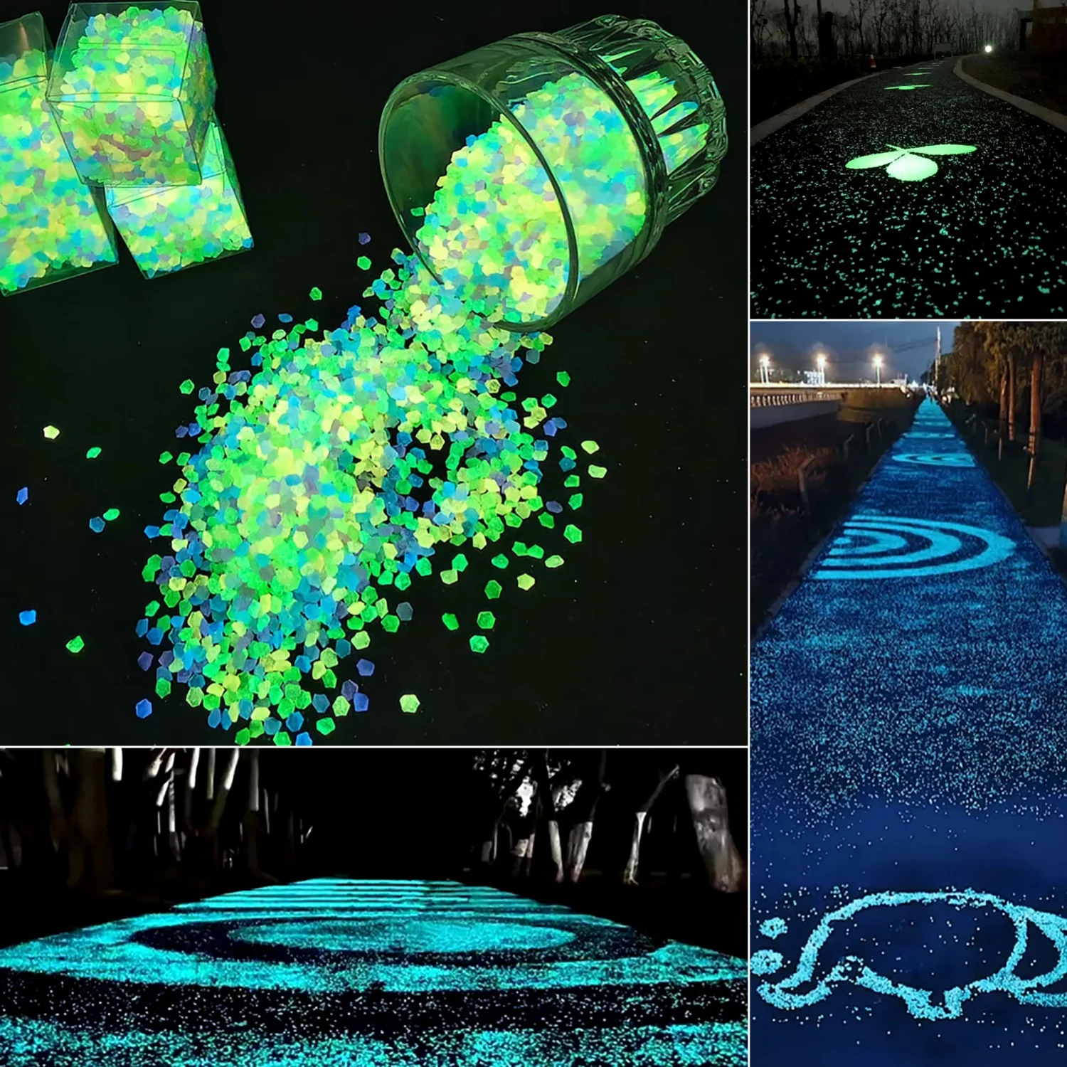 50g/Bag Decor Luminous Sand 3- - Aquarium Marine Sand บทวิจารณ์และราคา