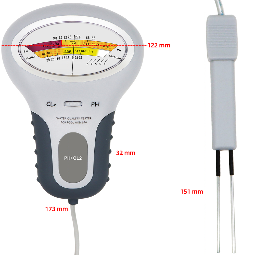 2 in 1 PH Chlorine Meter Chlor - Marine Aquarium Water Testing บทวิจารณ์และราคา