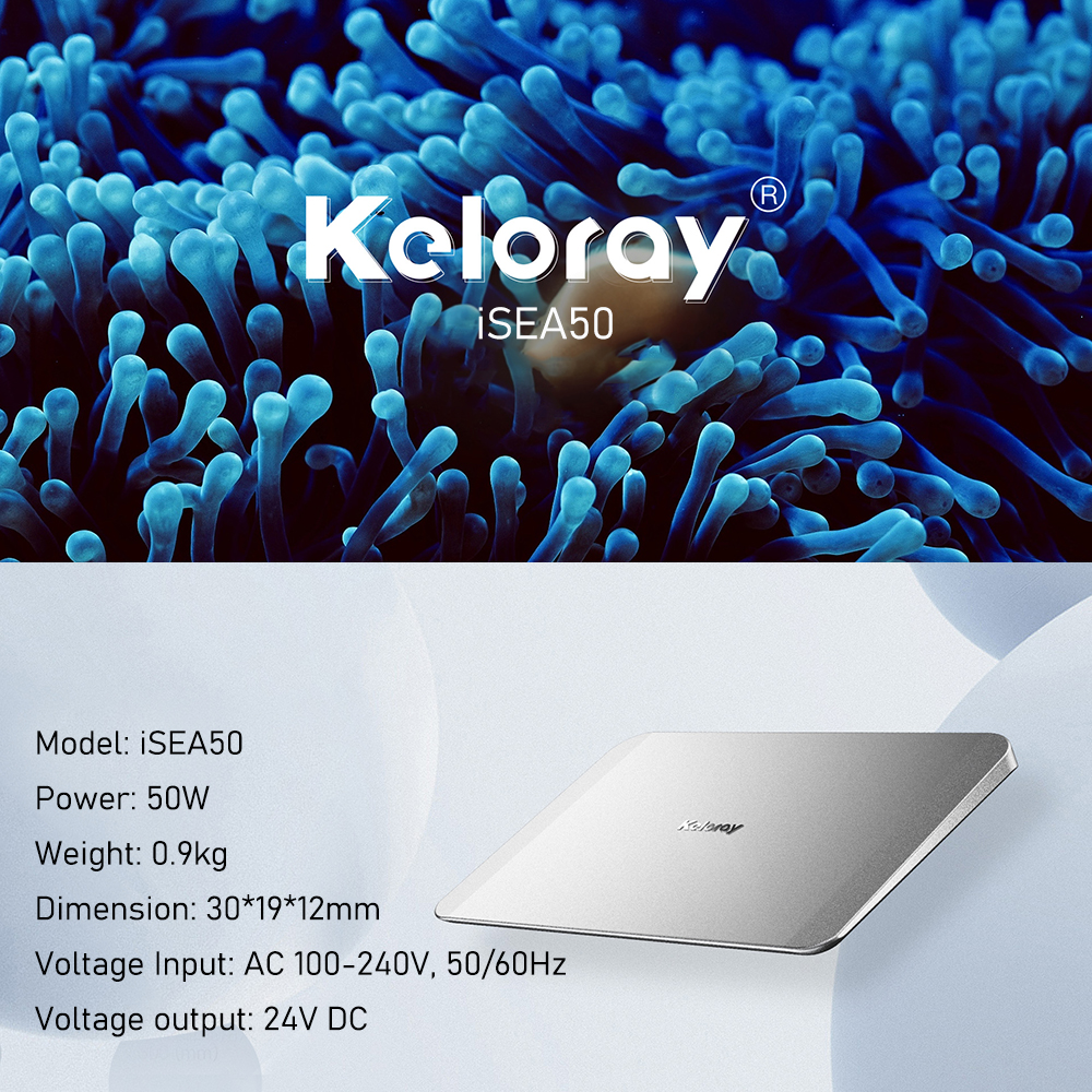 Keloray iSEA50 50W Fanless Ful - Aquarium Marine Fishes บทวิจารณ์และราคา