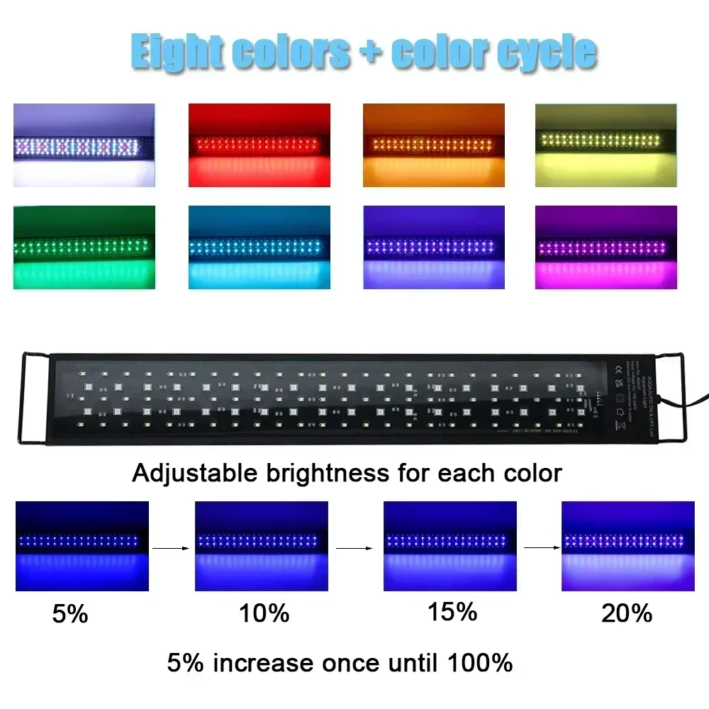 IP68 Waterproof Aquarium LED L - Marine Aquarium Led Lights บทวิจารณ์และราคา