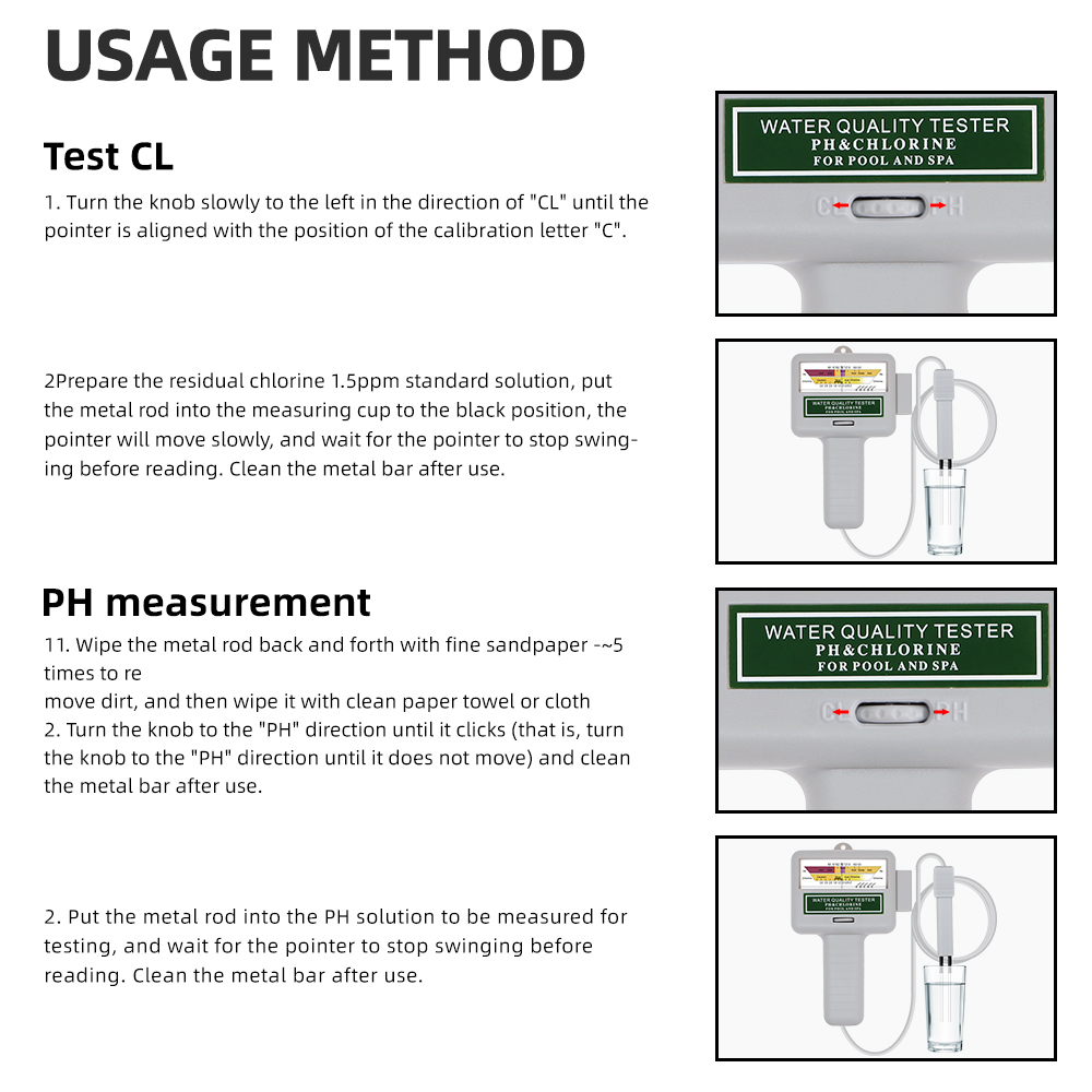 2 in 1 PH Chlorine Meter Teste - Marine Aquarium Water Testing บทวิจารณ์และราคา