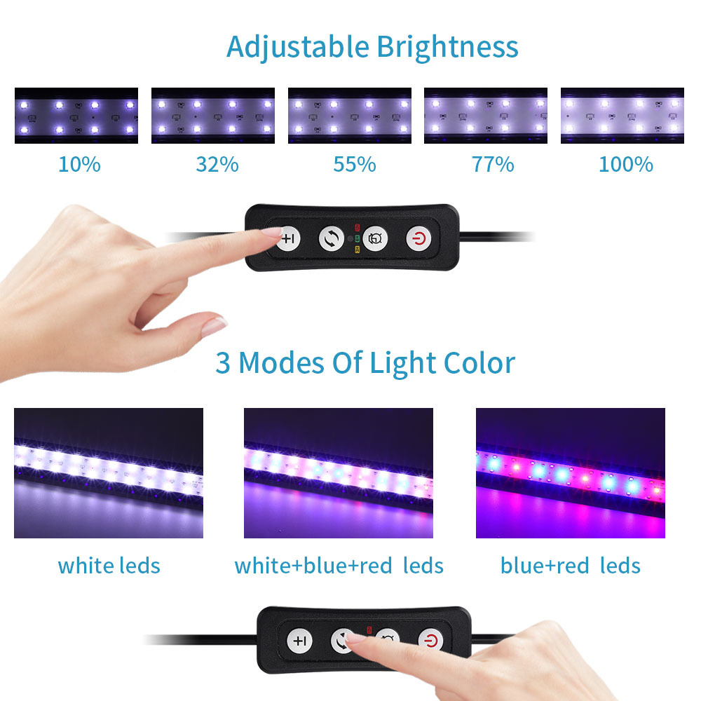 Adjustable Brightness of Fish  - Marine Aquarium Led Lights บทวิจารณ์และราคา