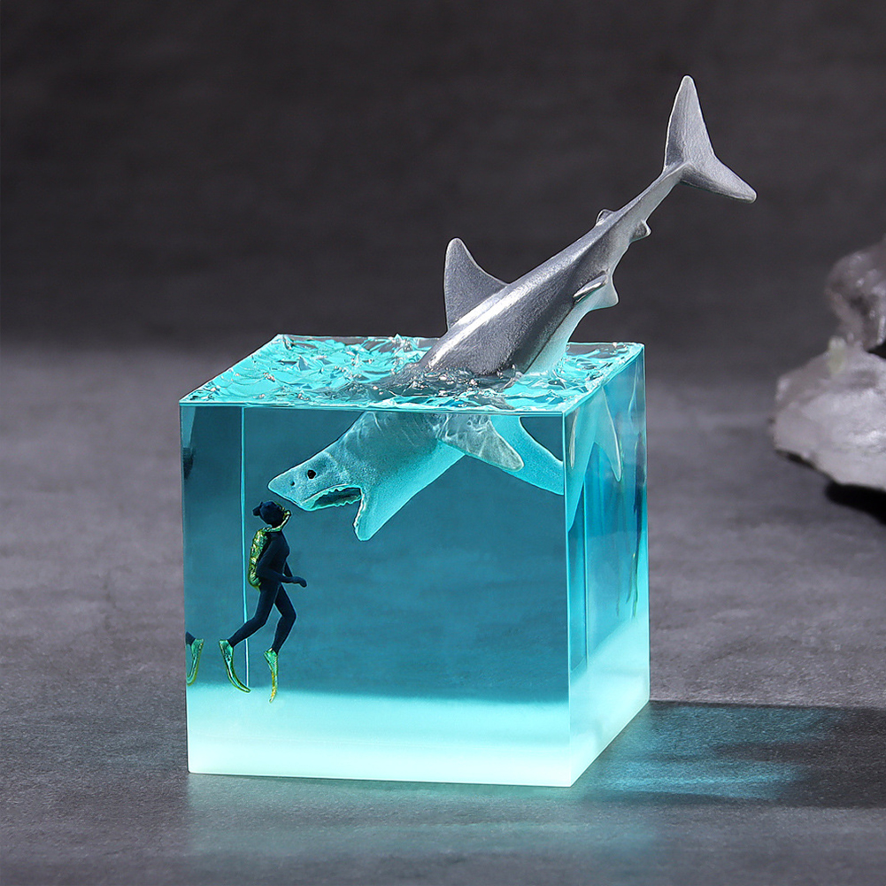 Micro Landscape Whale Diver Mo - Marine Aquarium Decorations บทวิจารณ์และราคา