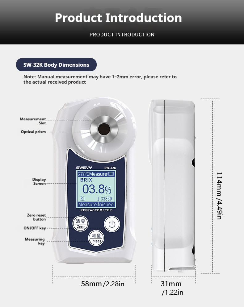 SWEVY SW32K Digital Refractome - Marine Aquarium Refractometer บทวิจารณ์และราคา