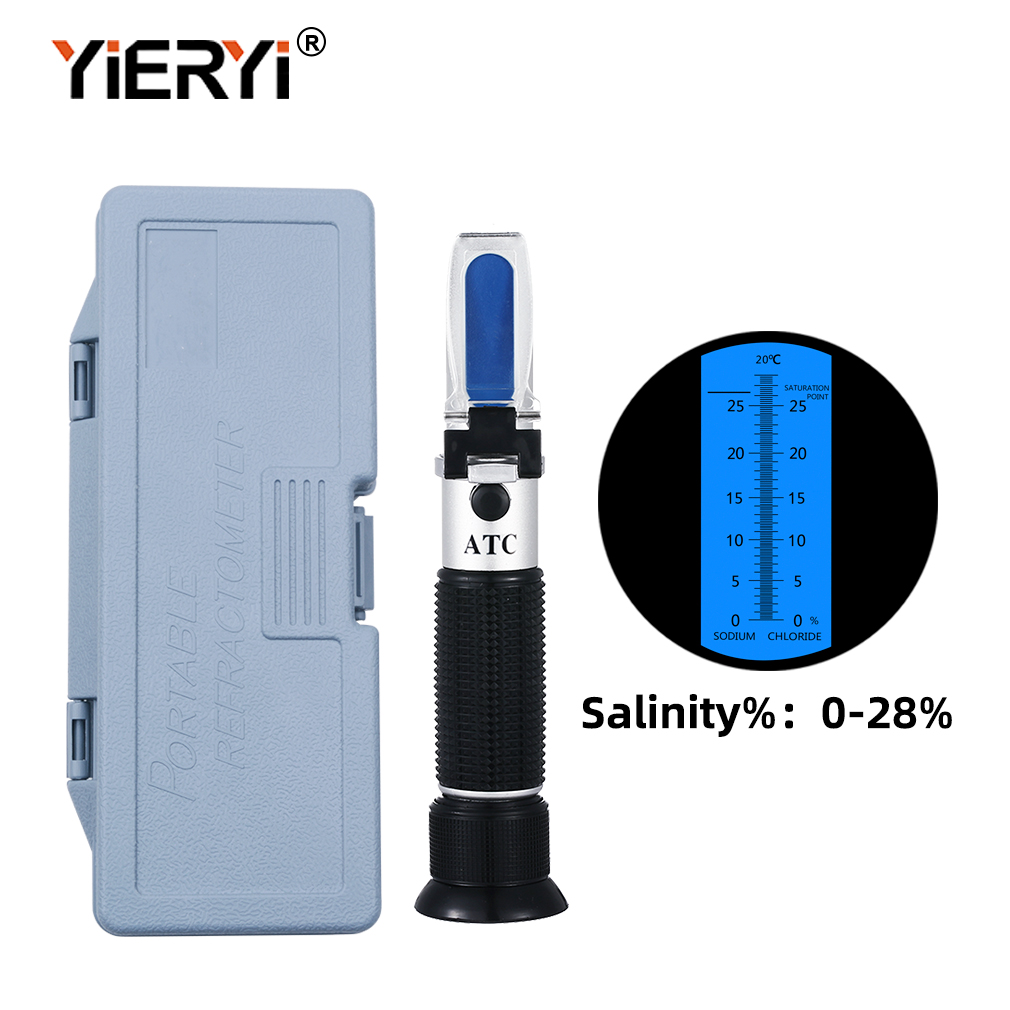 Yieryi Portable 0-28% Salinity - Marine Aquarium Refractometer บทวิจารณ์และราคา