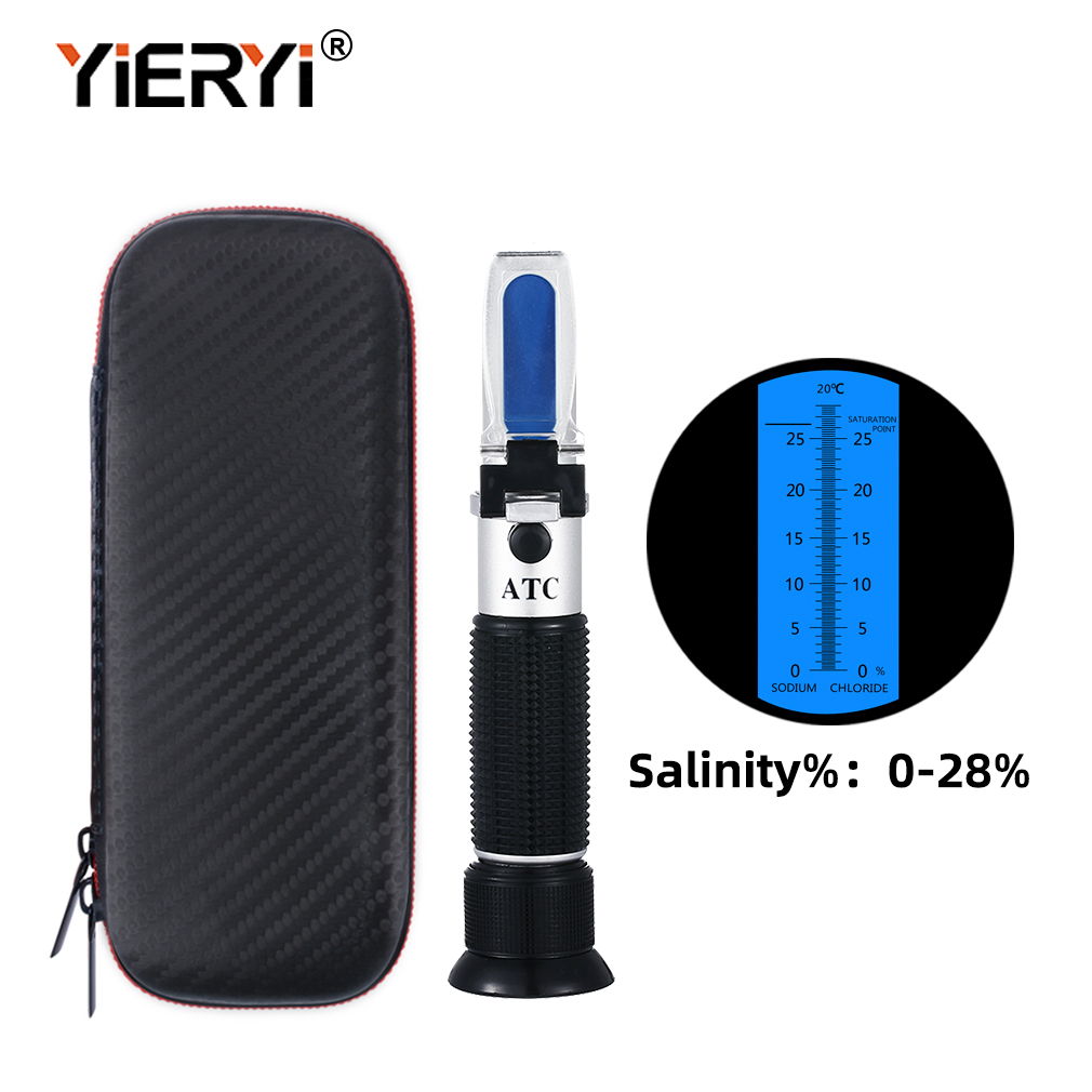 Yieryi Portable 0-28% Salinity - Marine Aquarium Refractometer บทวิจารณ์และราคา