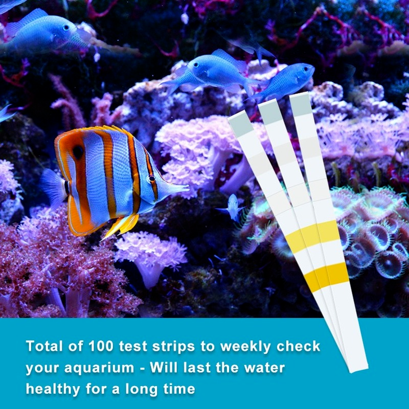 7-IN-1 100strip Aquarium Test  - Marine Aquarium Test Kit บทวิจารณ์และราคา