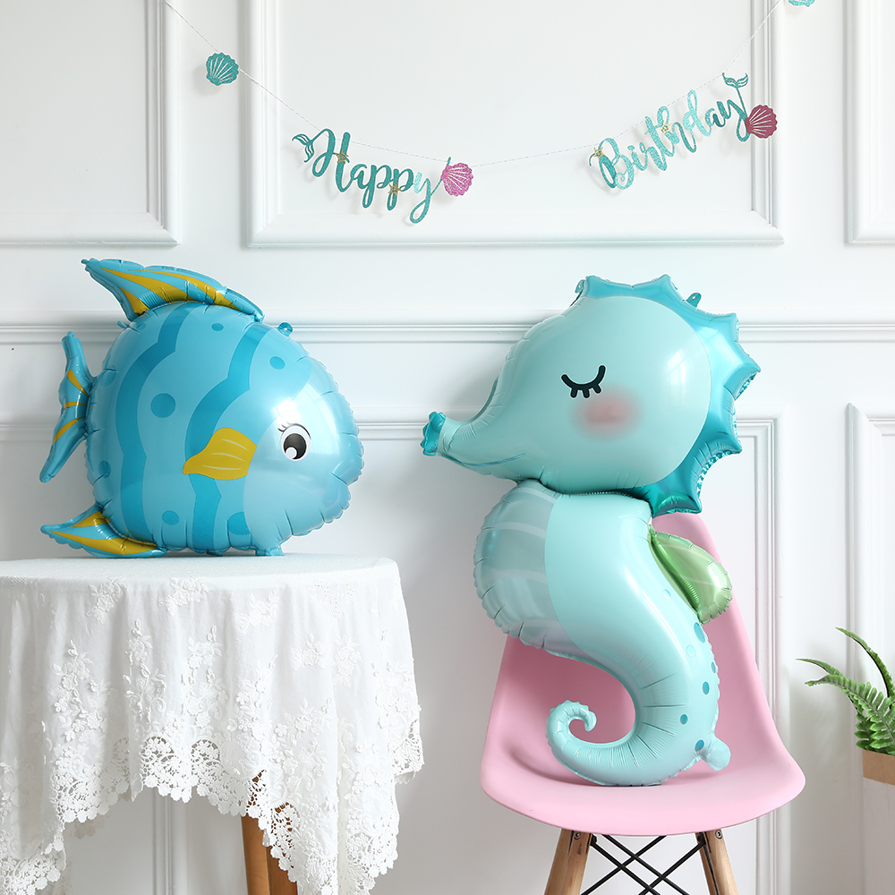 Ocean Animal Balloon Set Dolph - Marine Aquarium Decorations บทวิจารณ์และราคา