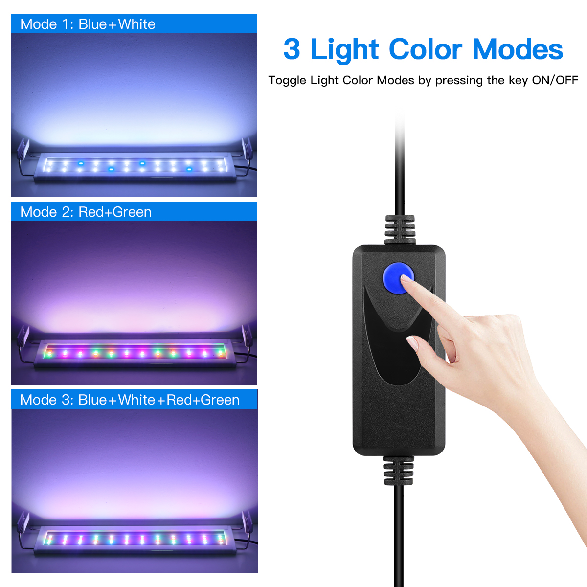 Super Slim LED Aquarium Light  - Marine Aquarium Led Lights บทวิจารณ์และราคา