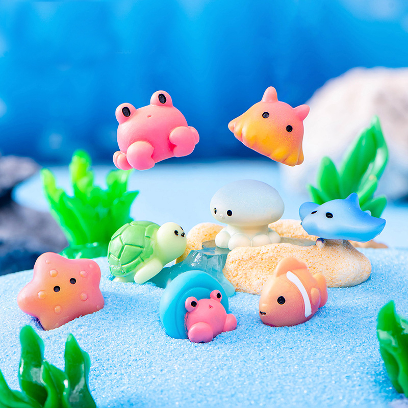 Marine Animals Figurine Dolphi - Aquarium Marine Fishes บทวิจารณ์และราคา