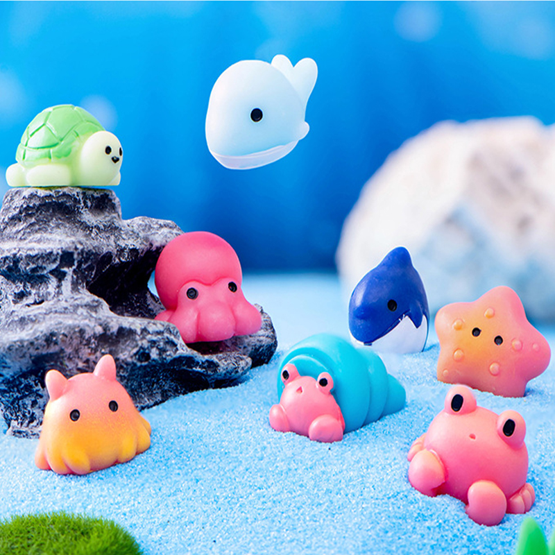 Marine Animals Figurine Dolphi - Aquarium Marine Fishes บทวิจารณ์และราคา