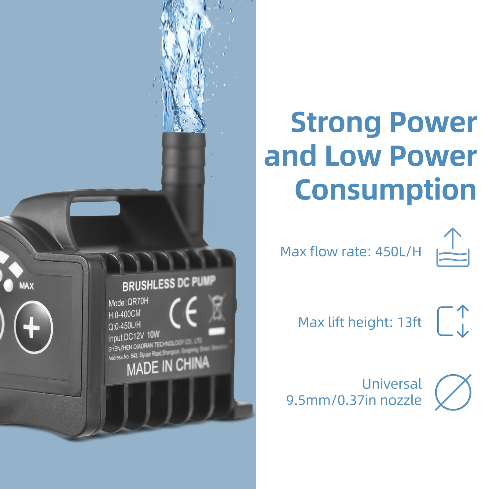 Submersible 12V Water Pump 8 L - Marine Aquarium Water บทวิจารณ์และราคา