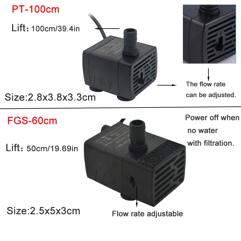 USB Aquarium Submersible Water - Marine Aquarium Water บทวิจารณ์และราคา