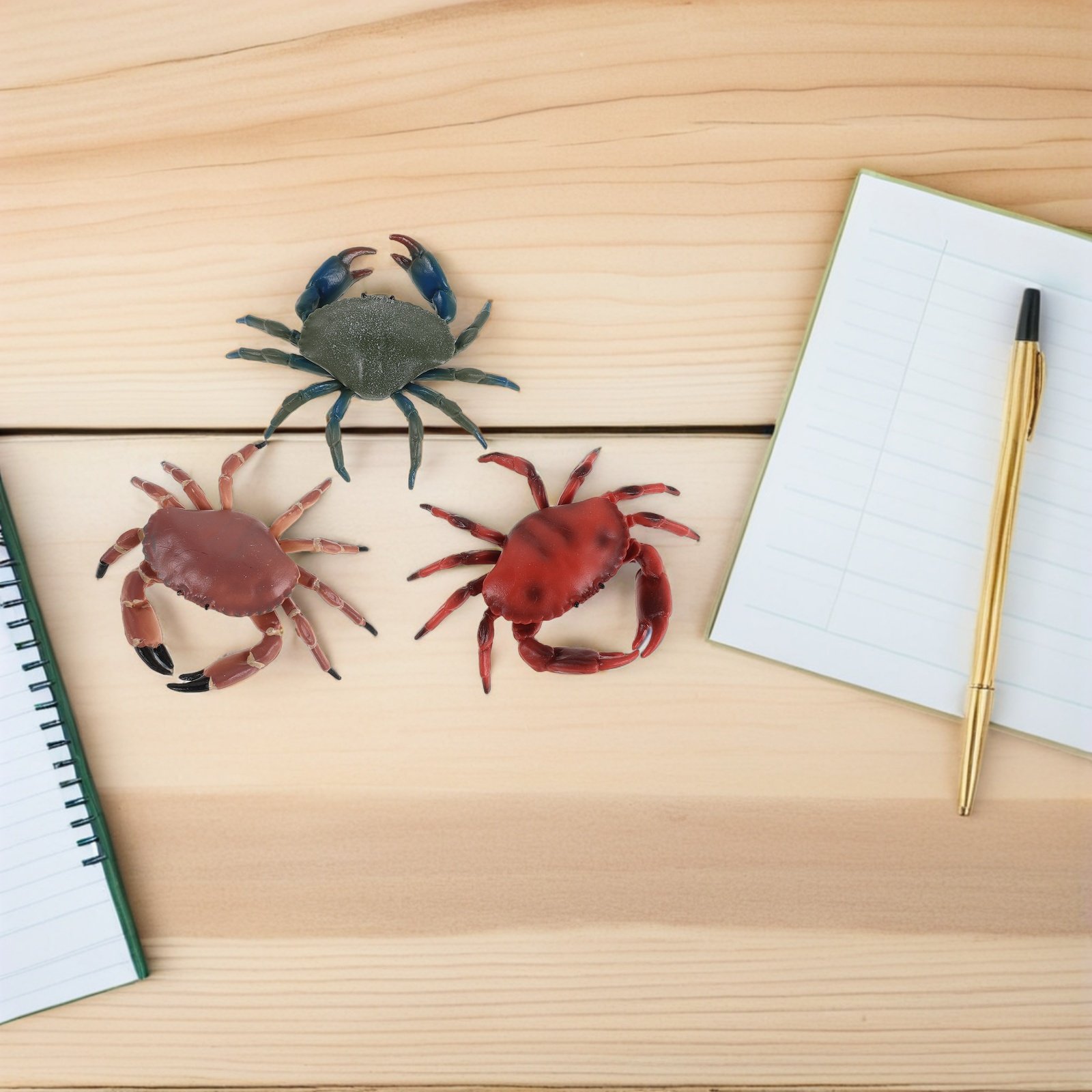 3Pcs Realistic Plastic Crab Fi - Marine Aquarium Decorations บทวิจารณ์และราคา