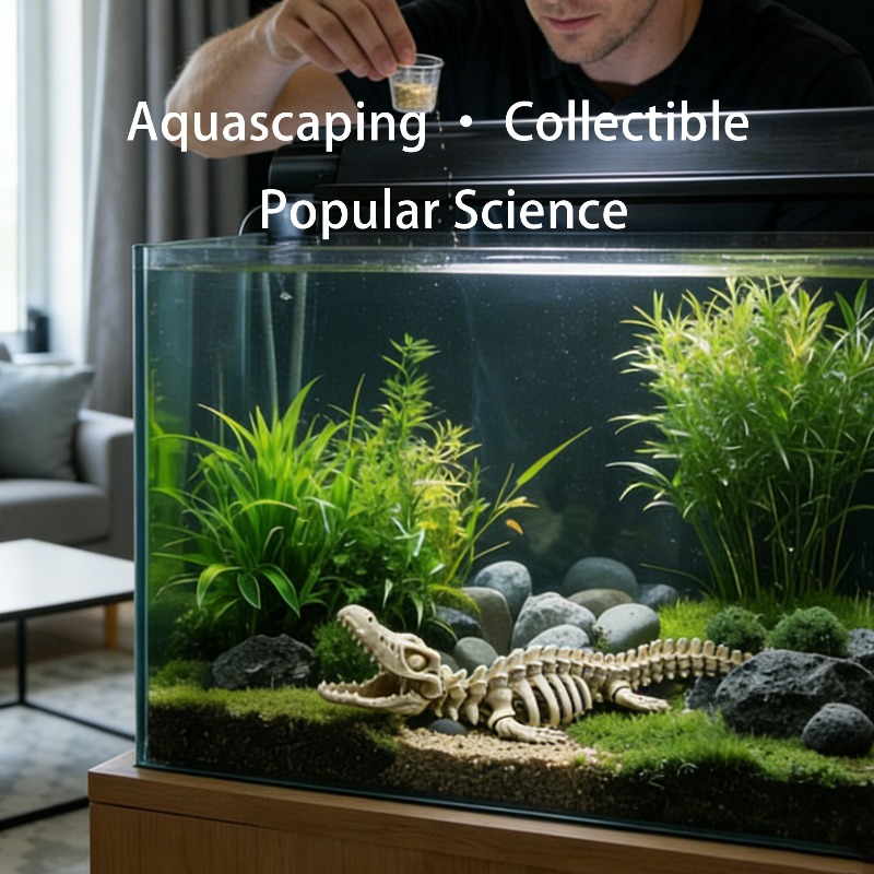 1Pcs Realistic Mosasaur Skelet - Marine Aquarium Used บทวิจารณ์และราคา