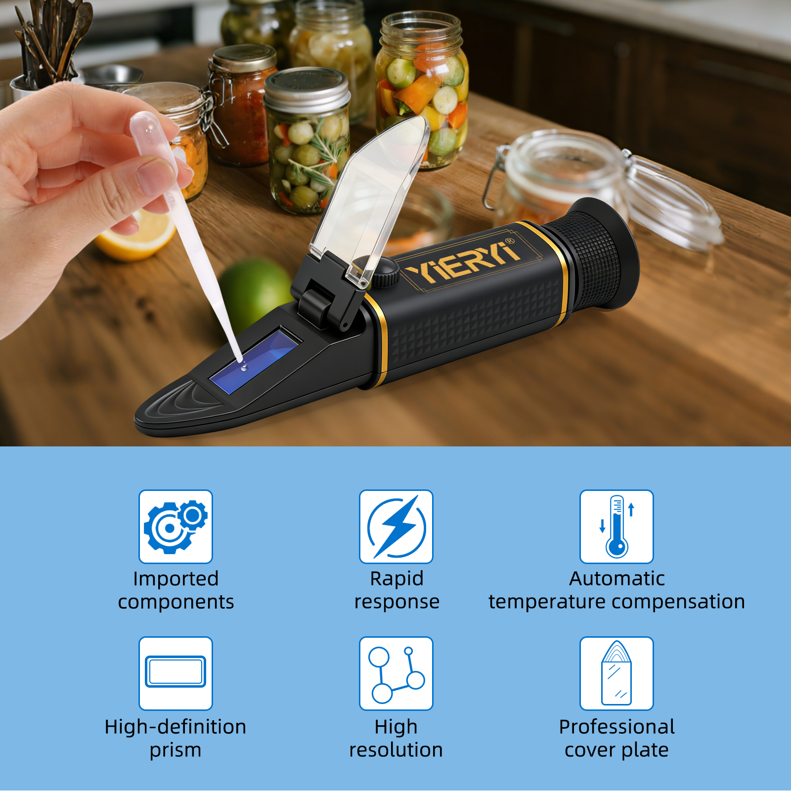 Yieryi 0-28% Salinity Refracto - Marine Aquarium Refractometer บทวิจารณ์และราคา