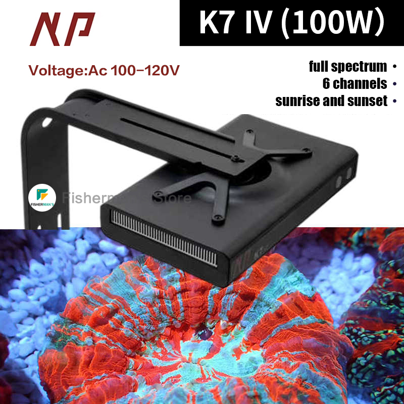 Noo-Psyche K7 PRO  IV 100W Cor - Marine Aquarium Led Lights บทวิจารณ์และราคา