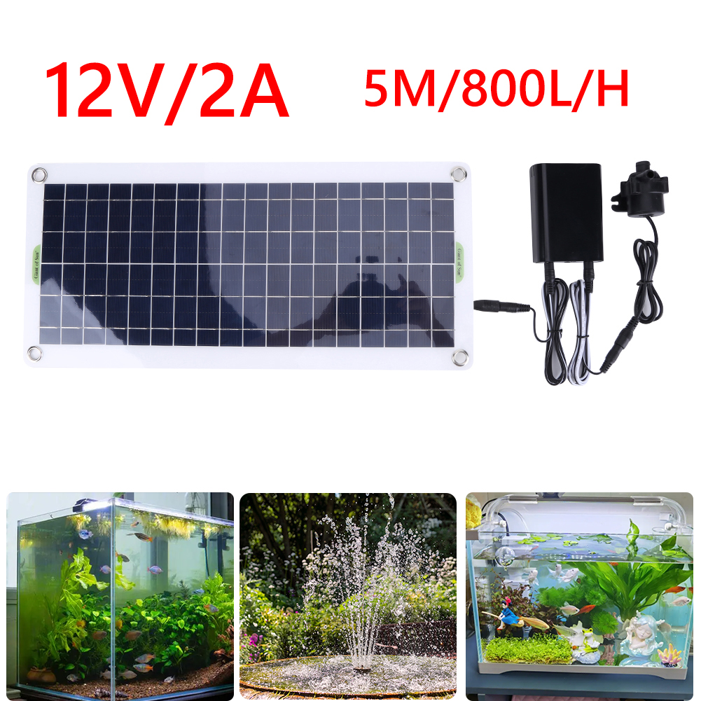 18V 30W Fountain Panel Pump Ga - Marine Aquarium Water บทวิจารณ์และราคา