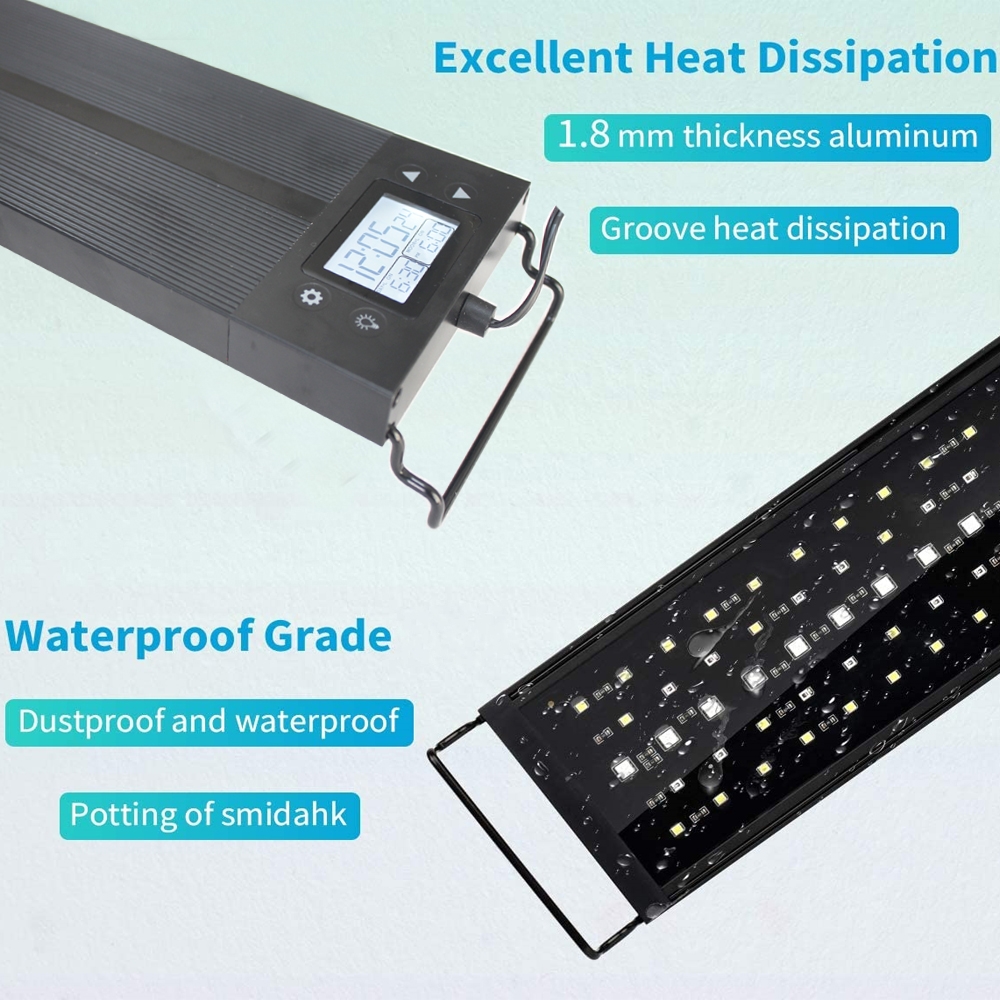 Programmable 8 Colors Auto On  - Marine Aquarium Led Lights บทวิจารณ์และราคา