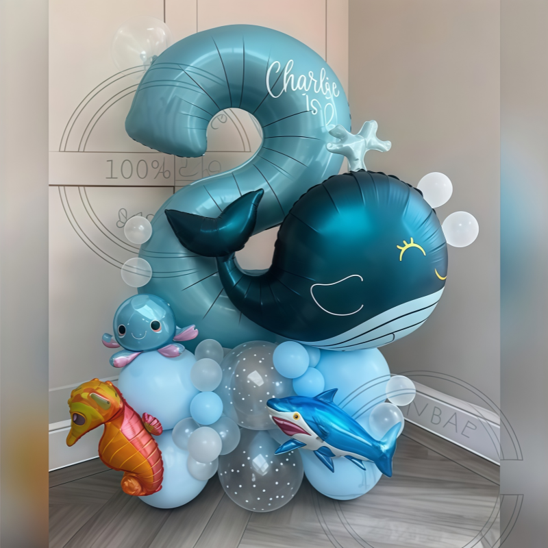38Pcs Ocean Animal Themed Birt - Marine Aquarium Decorations บทวิจารณ์และราคา