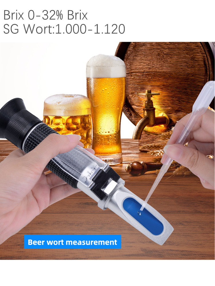 Handheld Beer Brix Refractomet - Marine Aquarium Refractometer บทวิจารณ์และราคา