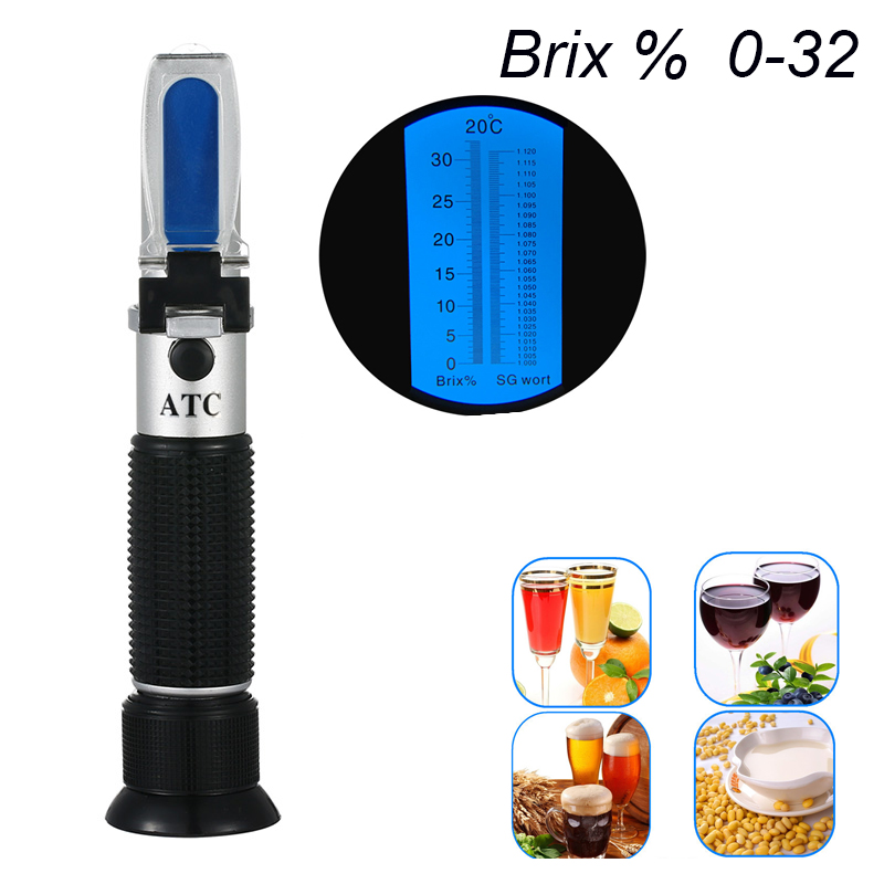 Handheld Beer Brix Refractomet - Marine Aquarium Refractometer บทวิจารณ์และราคา